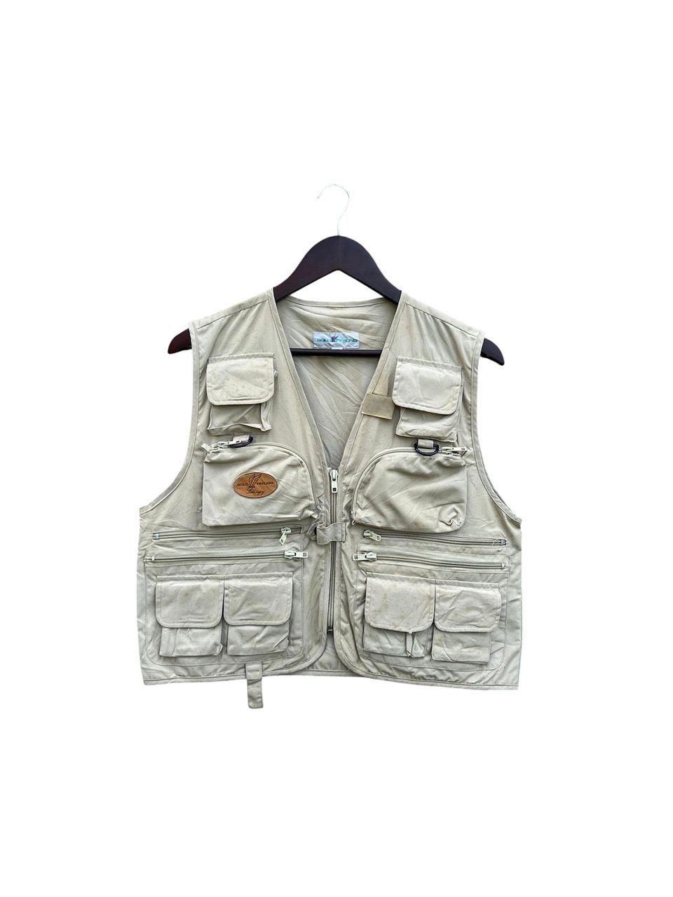 Japanese Brand Gold Feeling Vest Jacket Multi Pocket Size US M / EU 48-50 / 2 - 1 Thumbnail
