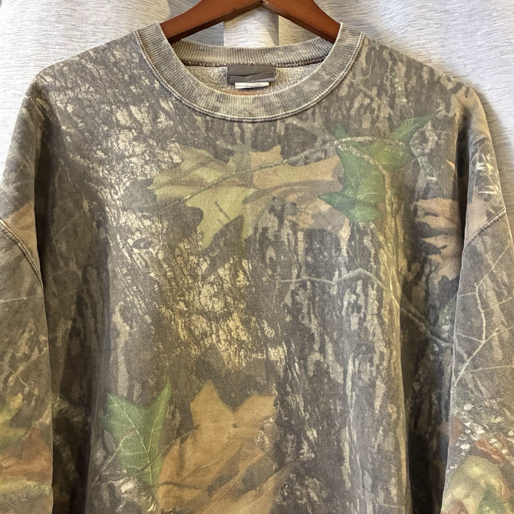 Jerzees VINTAGE Jerzees Outdoor Sweatshirt Mens XL Mossy Oak Camo Pullover 90s Outdoor Shirt Mens XL Mossy Oak Camo 90s Size US XL / EU 56 / 4 - 3 Thumbnail
