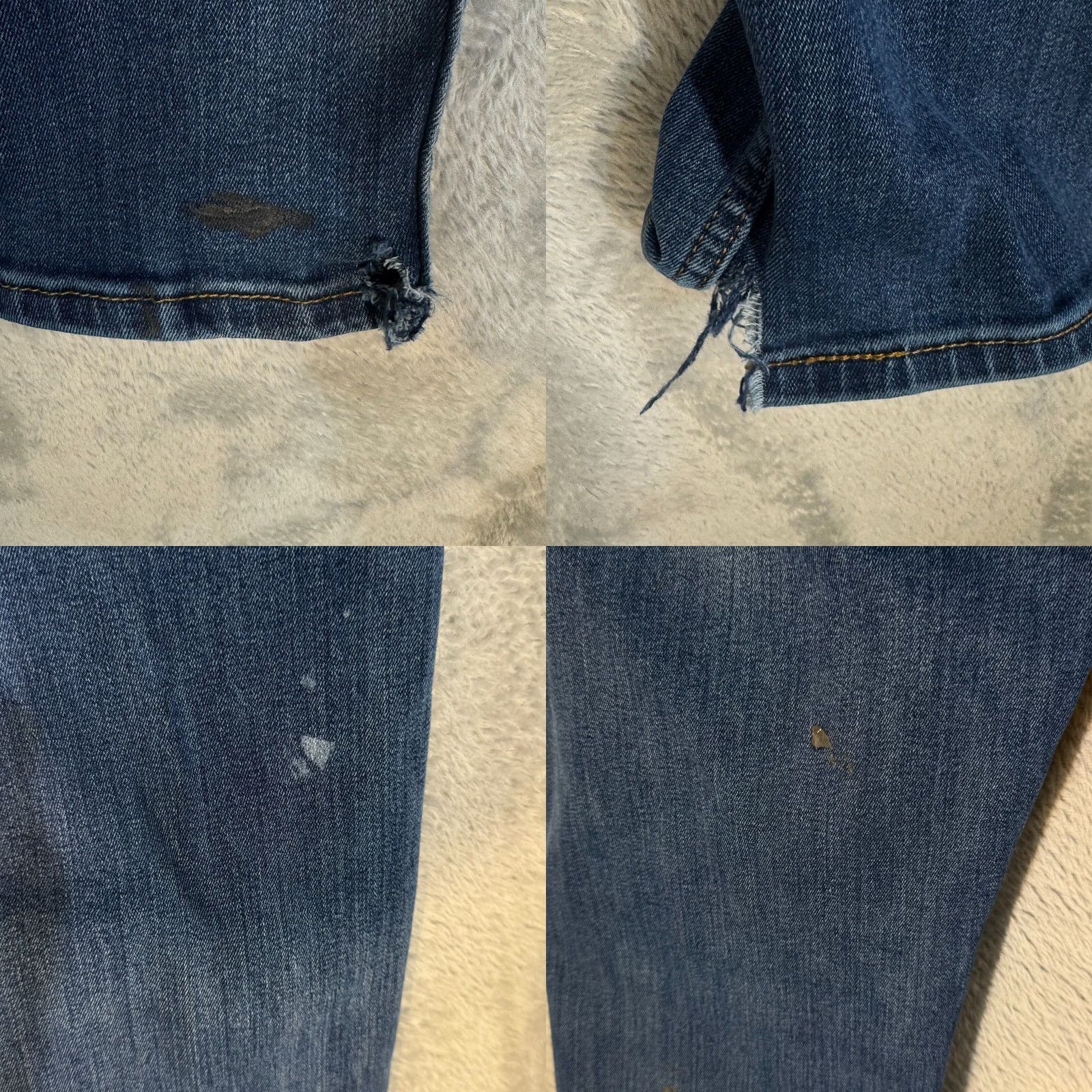 Levi's Levi's 502 Jeans 32x32 Blue Denim Stretch Mid-Rise Straight Leg Mens Size US 32 / EU 48 - 9 Thumbnail