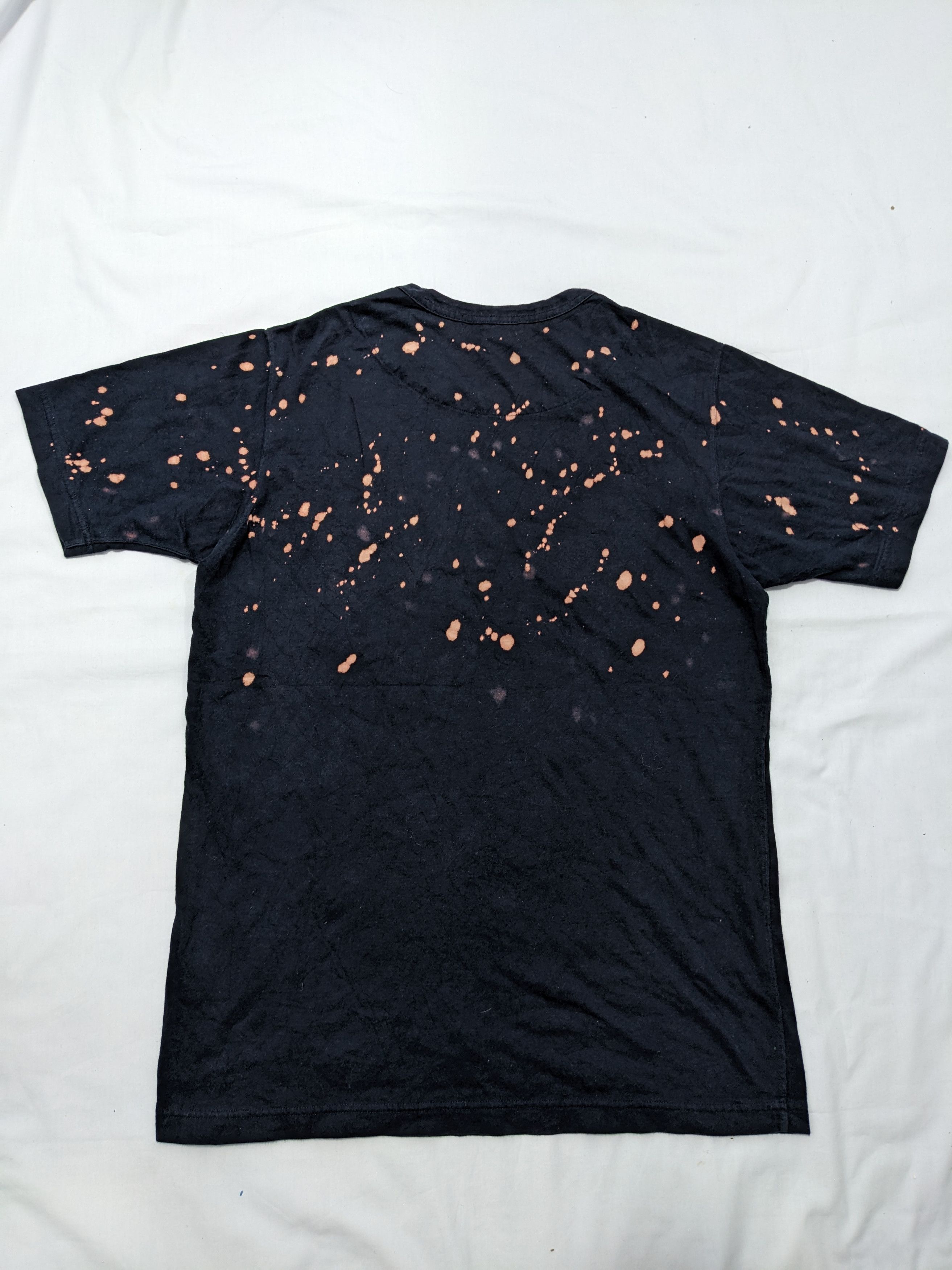 Comme des Garcons Homme COMME des GARÇONS Homme Bleach Spellout Black T-SHIRT Size US S / EU 44-46 / 1 - 2 Thumbnail