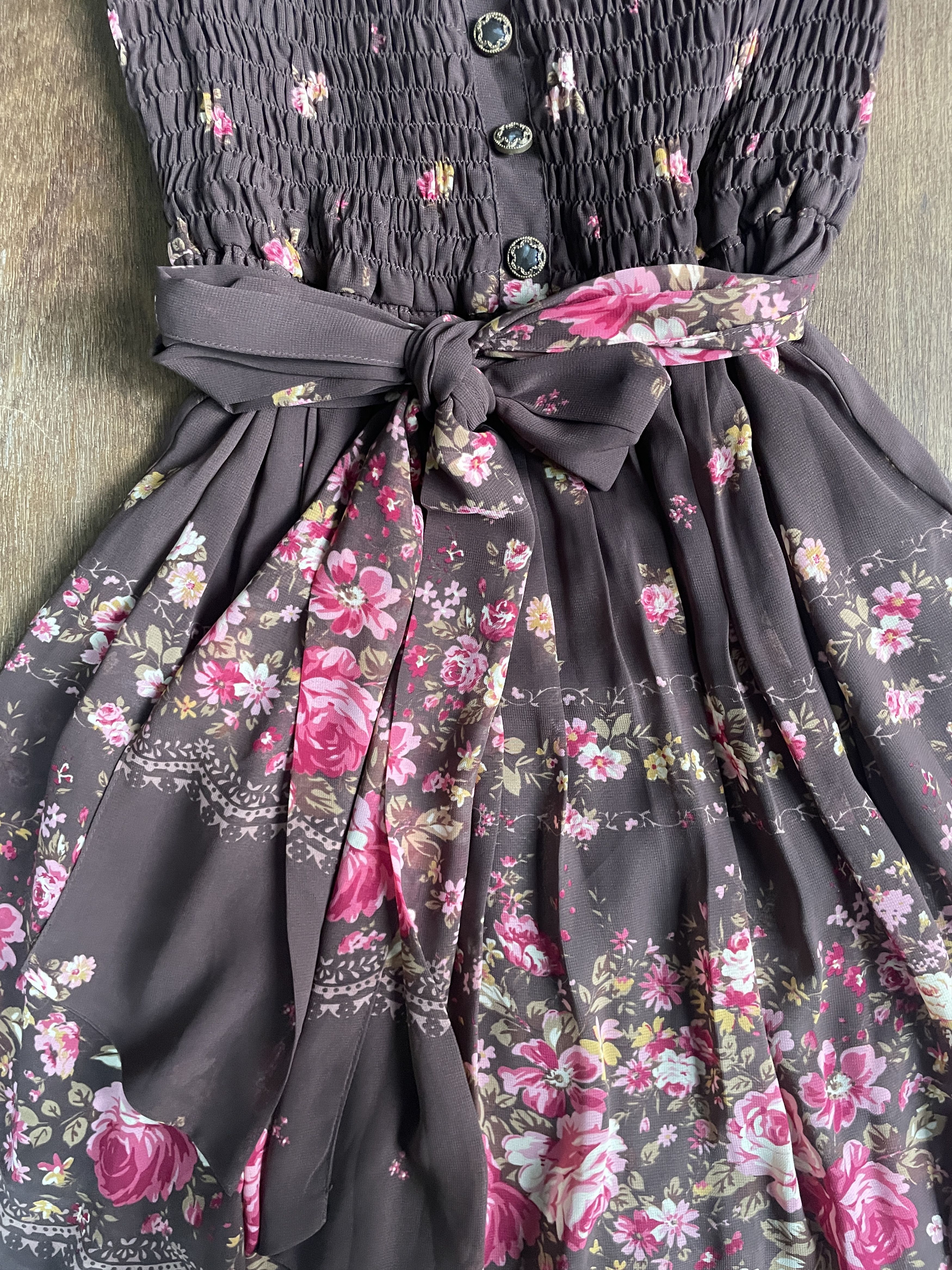 LIZ LISA LIZ LISA Japanese Floral Puff Mini Dress Size S / US 4 / IT 40 - 3 Thumbnail