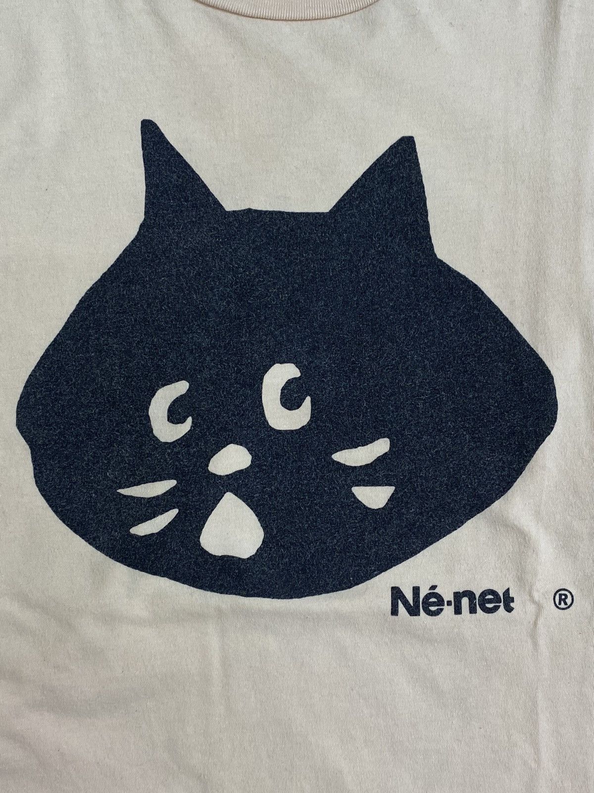 Issey Miyake Ne-net Iconic Cat Logo T-shirt Size US M / EU 48-50 / 2 - 3 Thumbnail