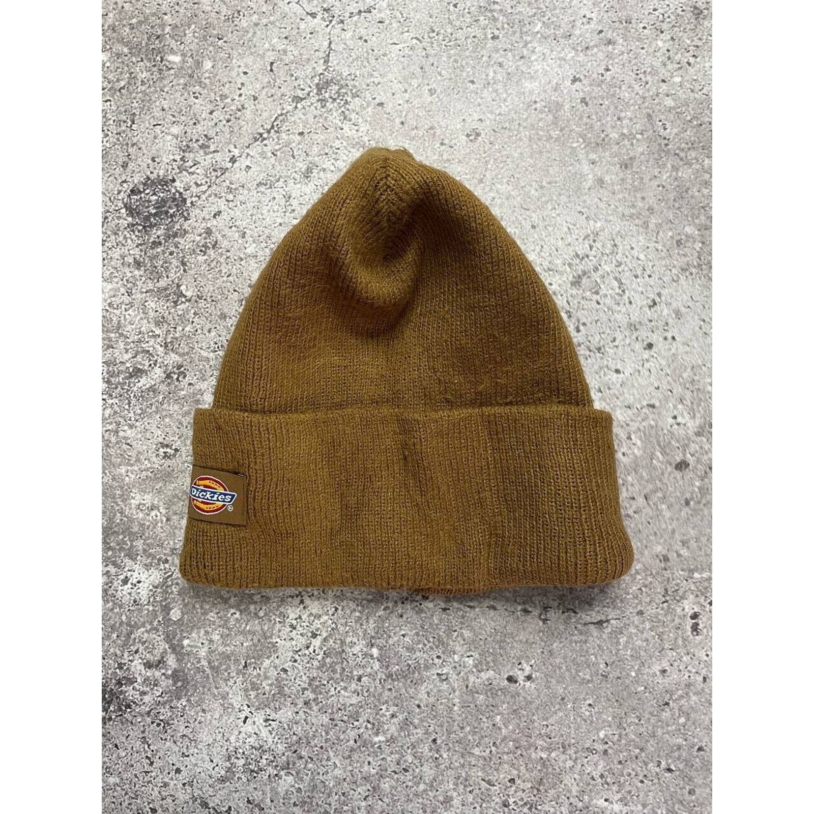 Dickies × Vintage Vintage Dickies Brown Knit Beanie Hat Size ONE SIZE - 5 Thumbnail