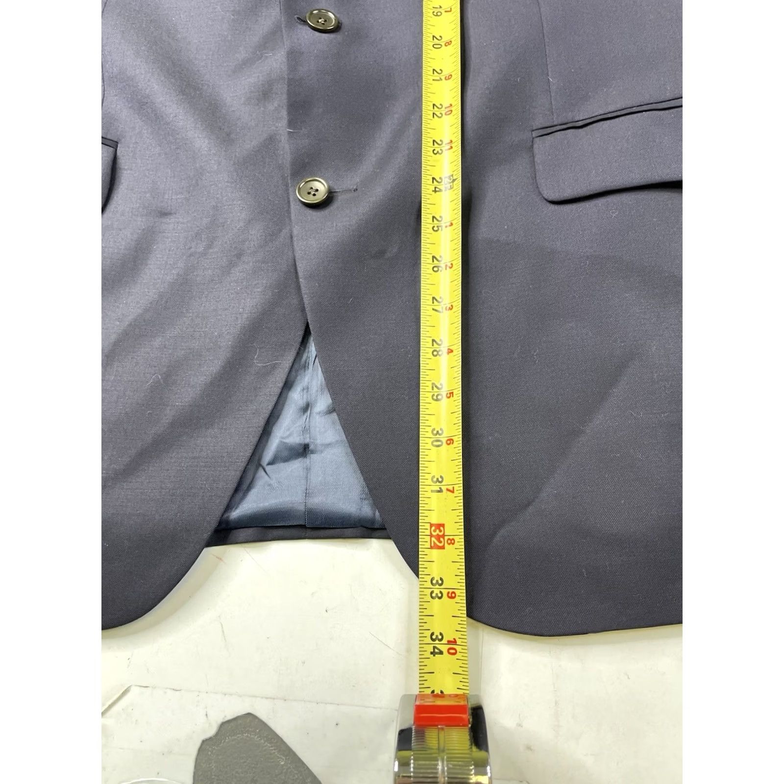 Peter Millar Peter Millar Sport Coat Blazer Blue Wool Jacket Mens 44T Canada Size 44R - 6 Thumbnail
