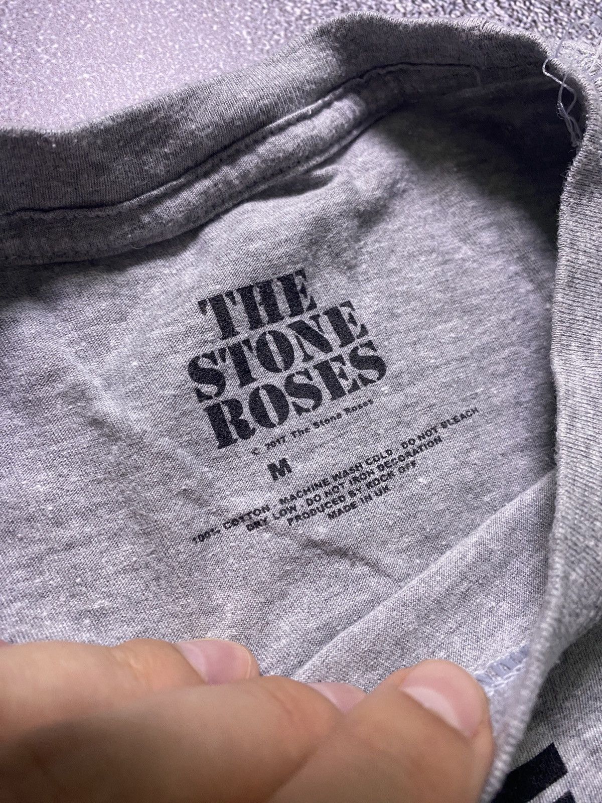Band Tees × Stone Rose Stone Roses « Made of Stone » Gray T-Shirt Size US M / EU 48-50 / 2 - 3 Thumbnail