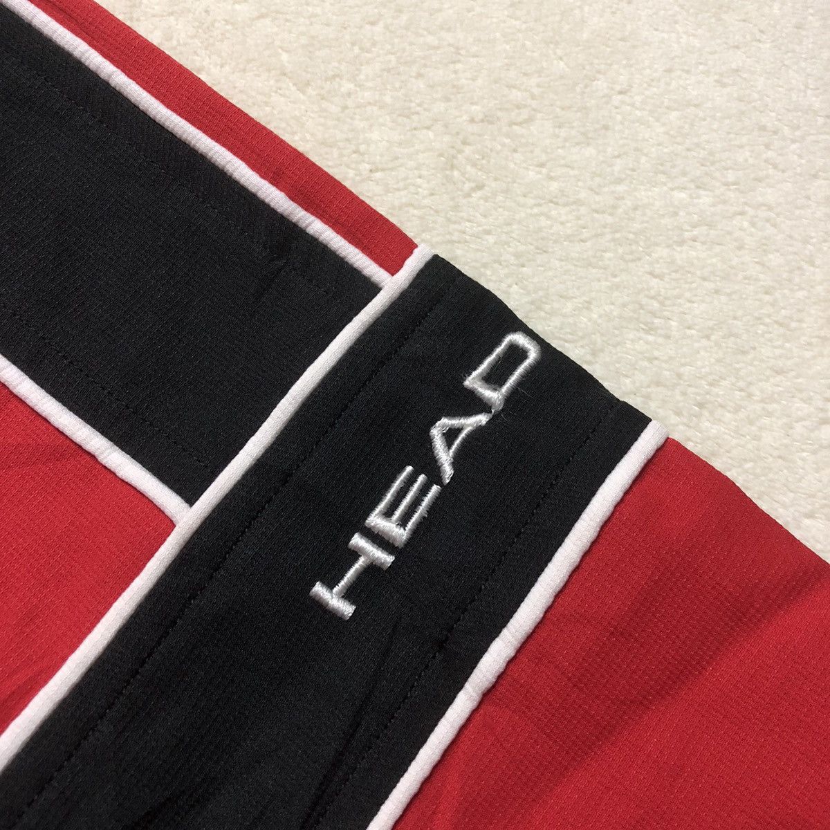 Japanese Brand × Vintage Japanese Brand HEAD Center Tape Windbreaker Size US XL / EU 56 / 4 - 13 Thumbnail