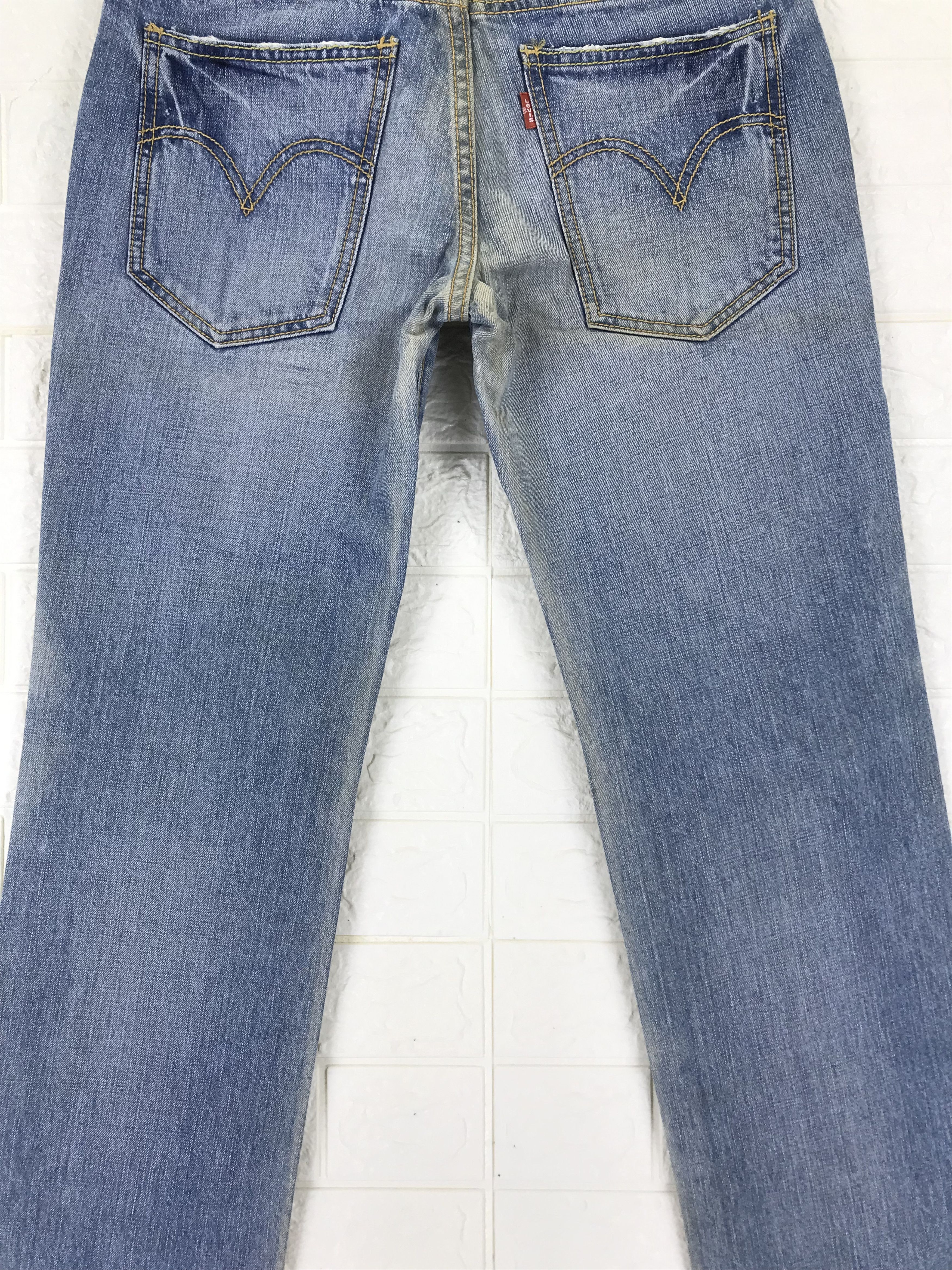 Levi's Vintage Levi's 502 Blue Wash Jeans Size 29" - 7 Thumbnail