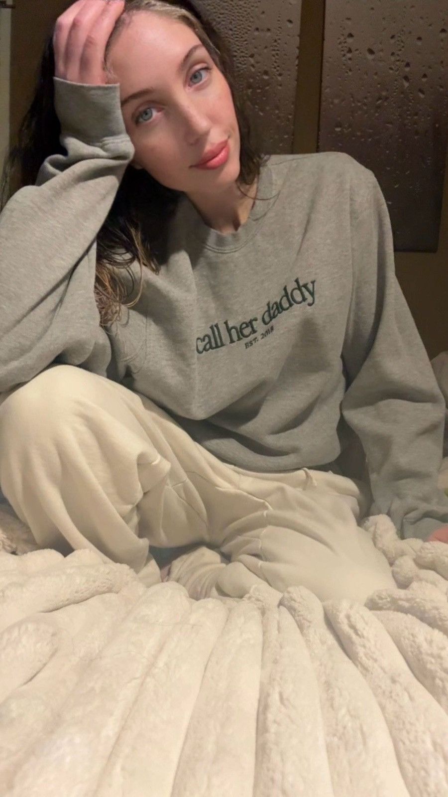 Sporty & Rich call her daddy 2018 heather barstool sports embroidered crew Size S / US 4 / IT 40 - 3 Thumbnail