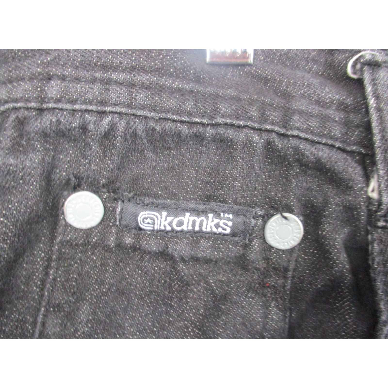 Akademiks Akademiks Jeans Mens 34x32 Black Straight Leg Denim 5 Pocket Logo Casual Size US 34 / EU 50 - 7 Thumbnail