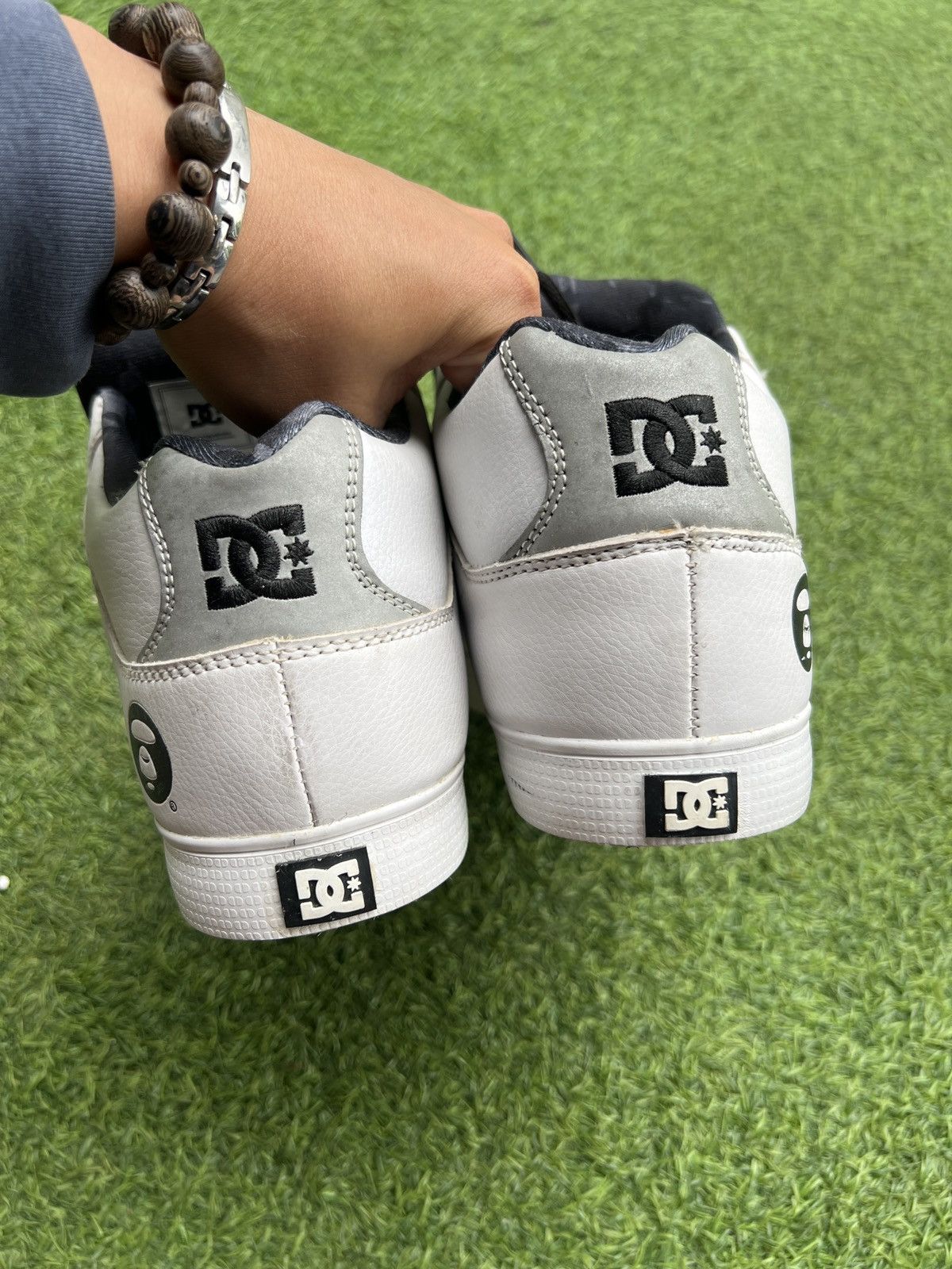 DC AAPE x DC low top Sneakers White Size US 11 / EU 44 - 4 Thumbnail