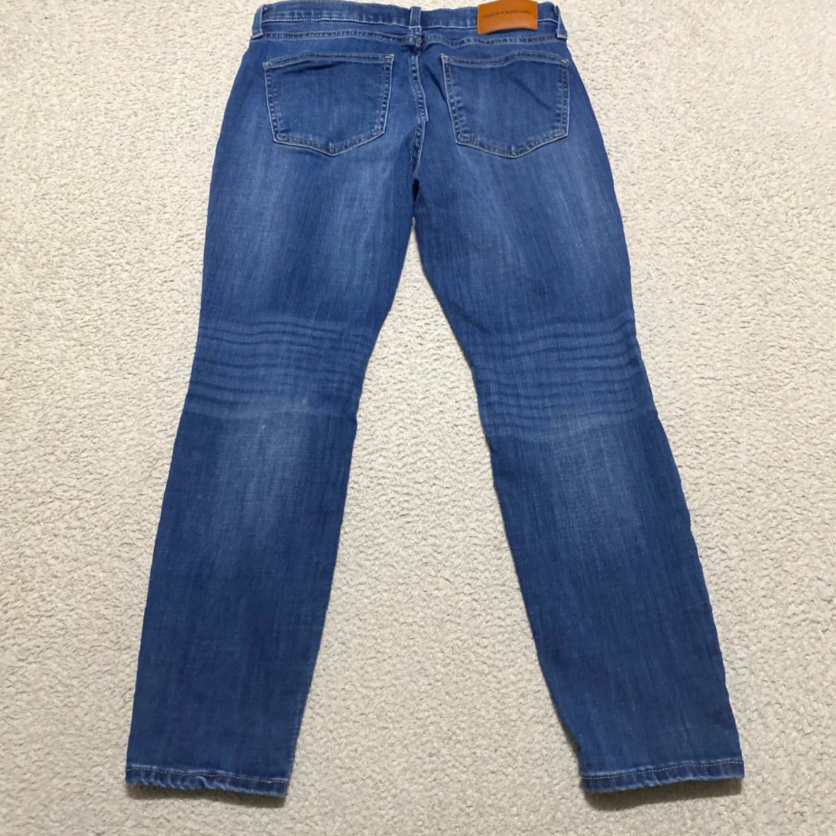 Lucky Brand Lucky Brand Womens 8 Jeans Blue Denim Medium Wash Ava Mid Rise Skinny Leg Size 30" / US 8 / IT 44 - 2 Thumbnail