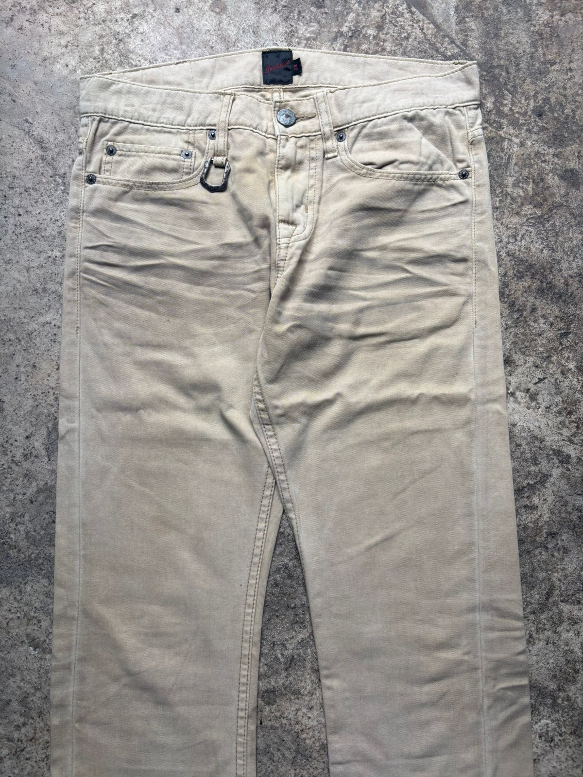 JACKROSE 2000s Jackrose Claw Marks Washed Bootcut Pant Size US 29 - 2 Thumbnail
