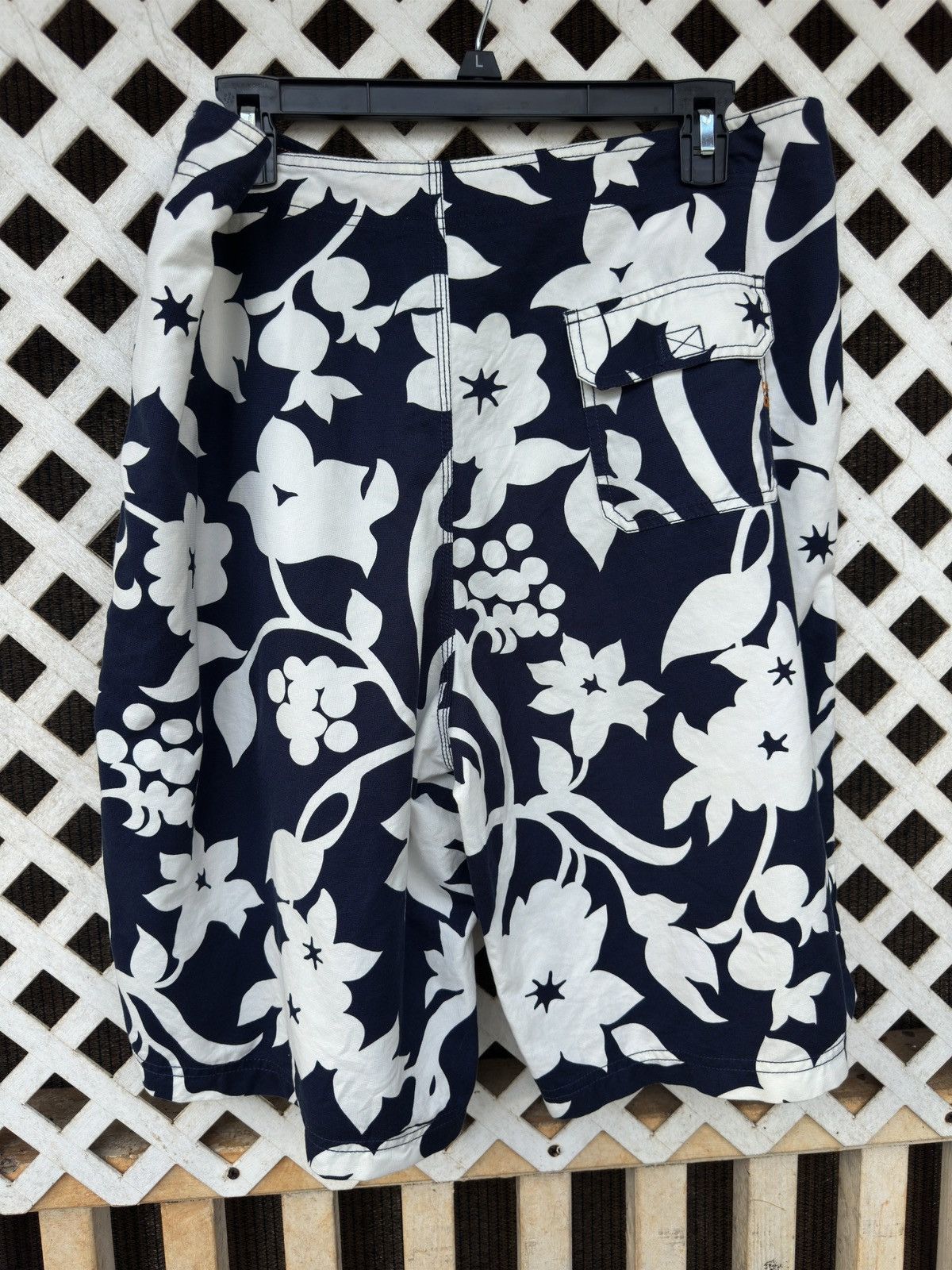 Reyn Spooner Reyn Spooner Swimming Shorts Hawaiian Blue/White Men's 36 Size US 36 / EU 52 - 2 Thumbnail