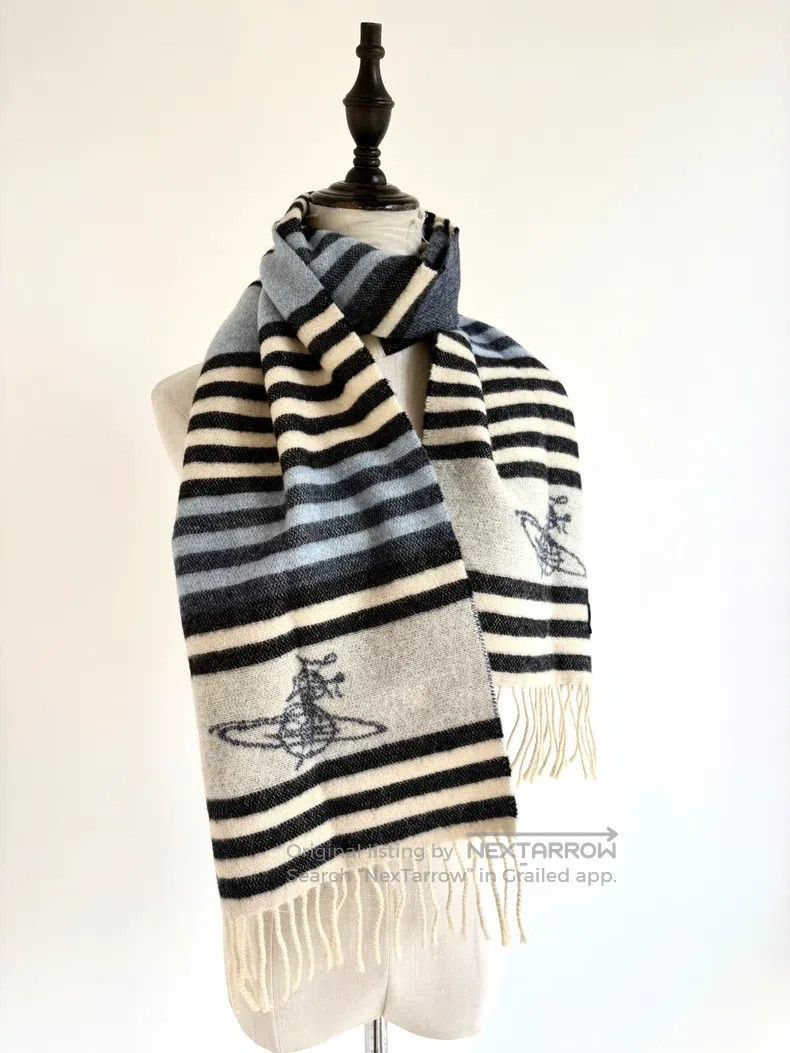 Vivienne Westwood Vivienne Westwood Vintage double-sided grayish blue stripe Size ONE SIZE - 2 Thumbnail