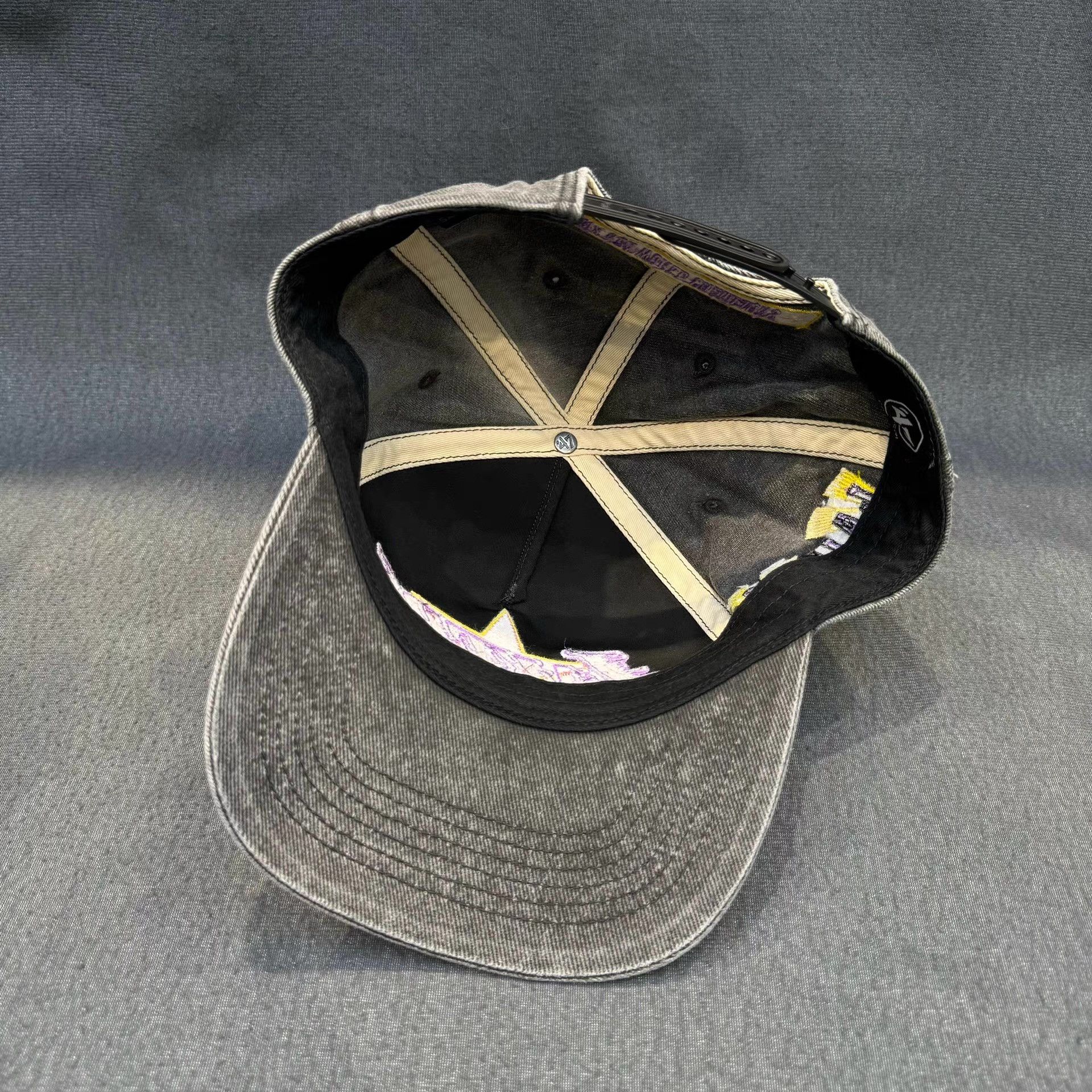 47 Brand 47Brand x NBA Lakers Washed Curved Brim Hat Q5 Size ONE SIZE - 6 Thumbnail