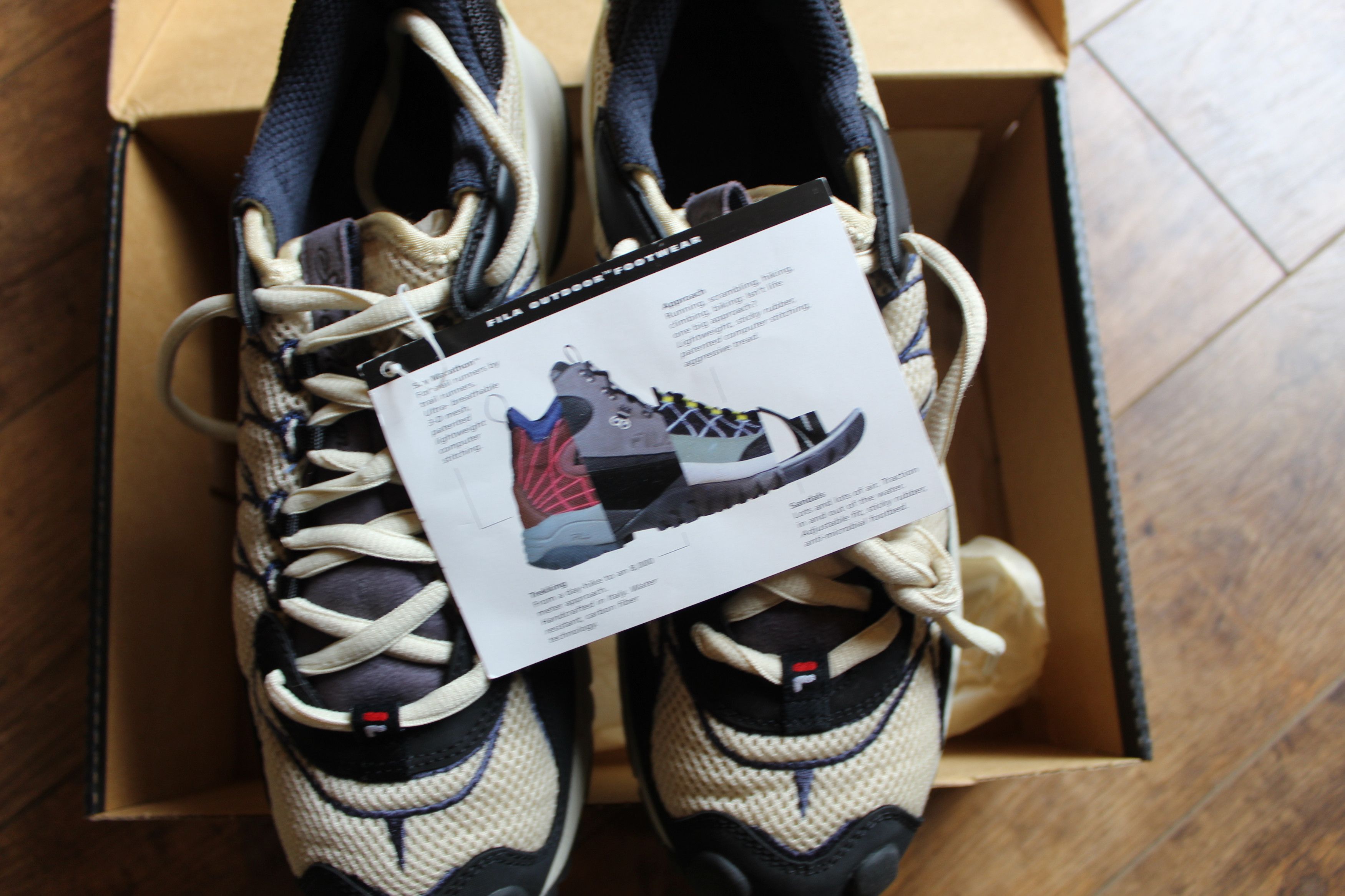 Fila FILA Outdoor Switchback Synthetic (1998) – Off White/Blue Size US 11 / EU 44 - 2 Thumbnail
