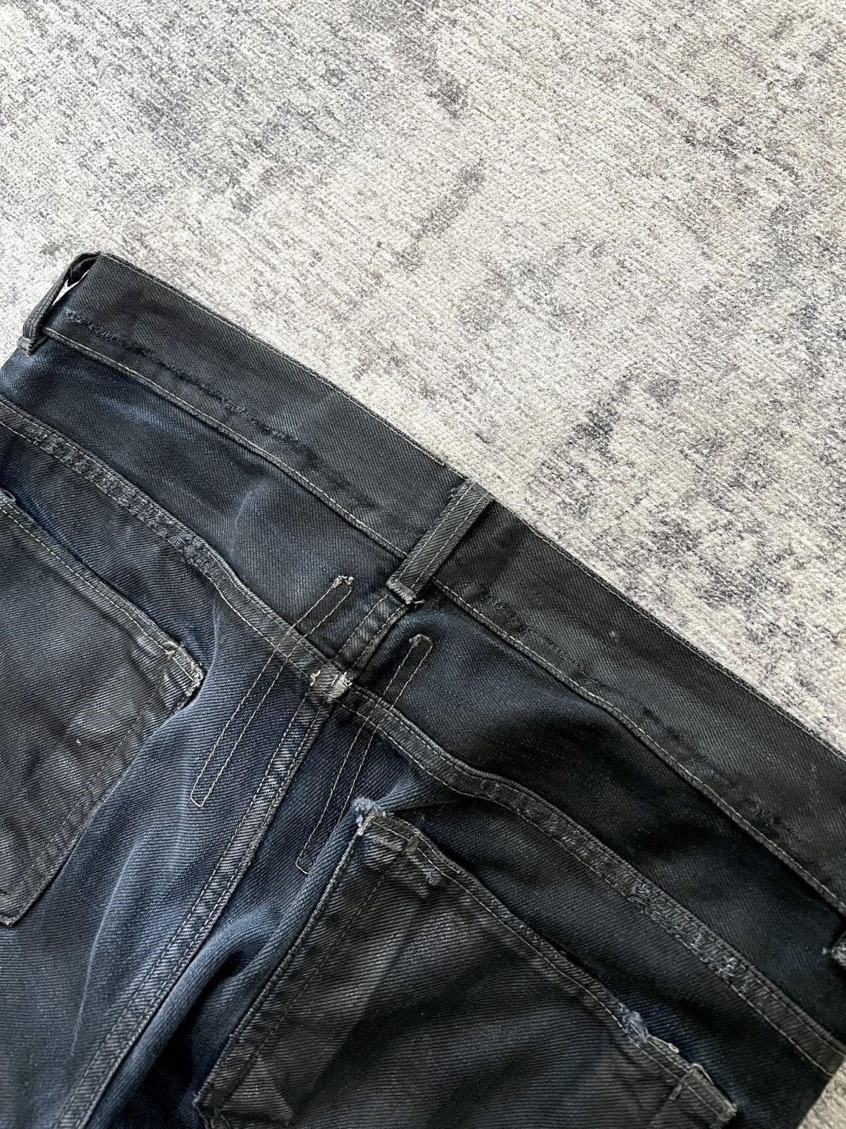 Rick Owens Rick owens olmar&mirta waxed detroit jeans Size US 30 / EU 46 - 5 Thumbnail
