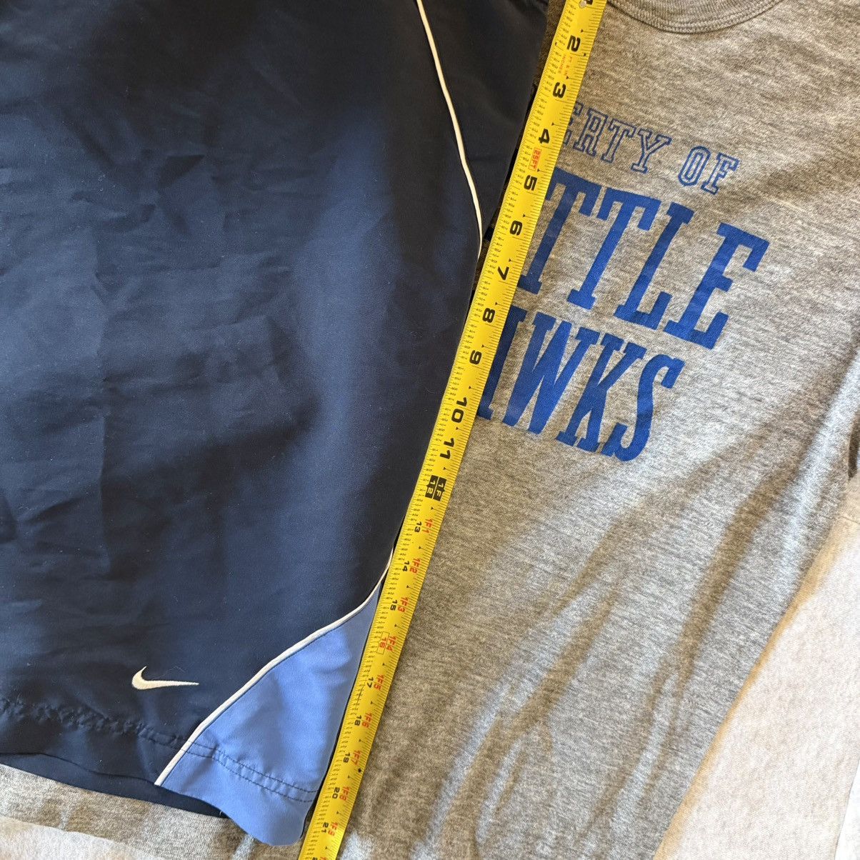 Nike vtg y2k two tone blue nike athletic shorts large *read Size US 38 / EU 54 - 9 Thumbnail