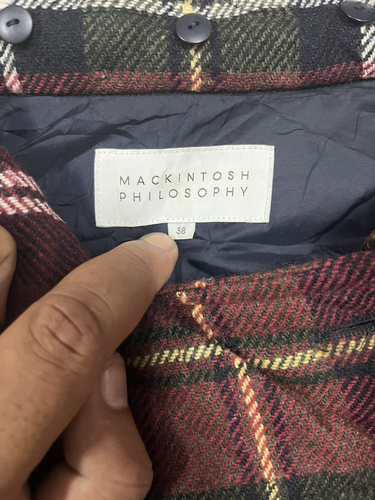Designer × Japanese Brand × Mackintosh Mackintosh philosophy double breasted jacket wool Size S / US 4 / IT 40 - 17 Thumbnail