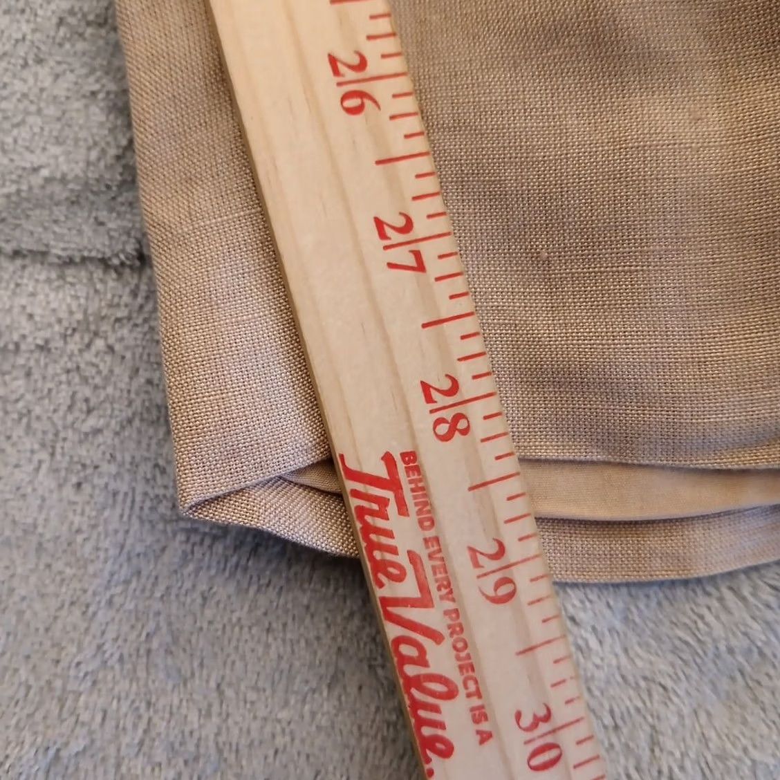 Vintage Jessica London Dress Pants Womens Plus Size 20WP Beige Linen Pleated Lined 40x28 Pants Womens Girls 40x28 Beige Linen Pleated Lined Pockets Size 27" / US 4 / IT 40 - 6 Thumbnail
