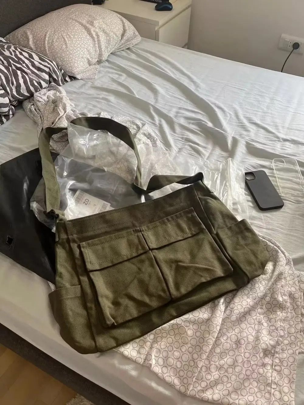 Japanese Brand Canvas Military Backpack Size ONE SIZE - 3 Thumbnail