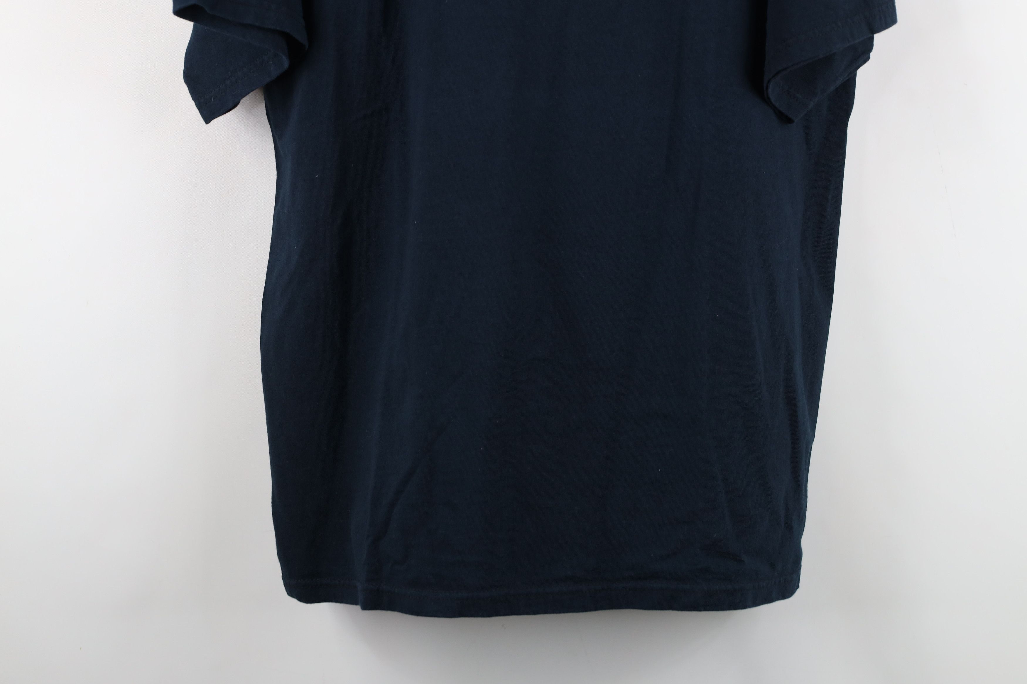 Vintage Vintage 90s Y2K Streetwear Blank Heavy Cotton T-Shirt Black Size US L / EU 52-54 / 3 - 3 Thumbnail