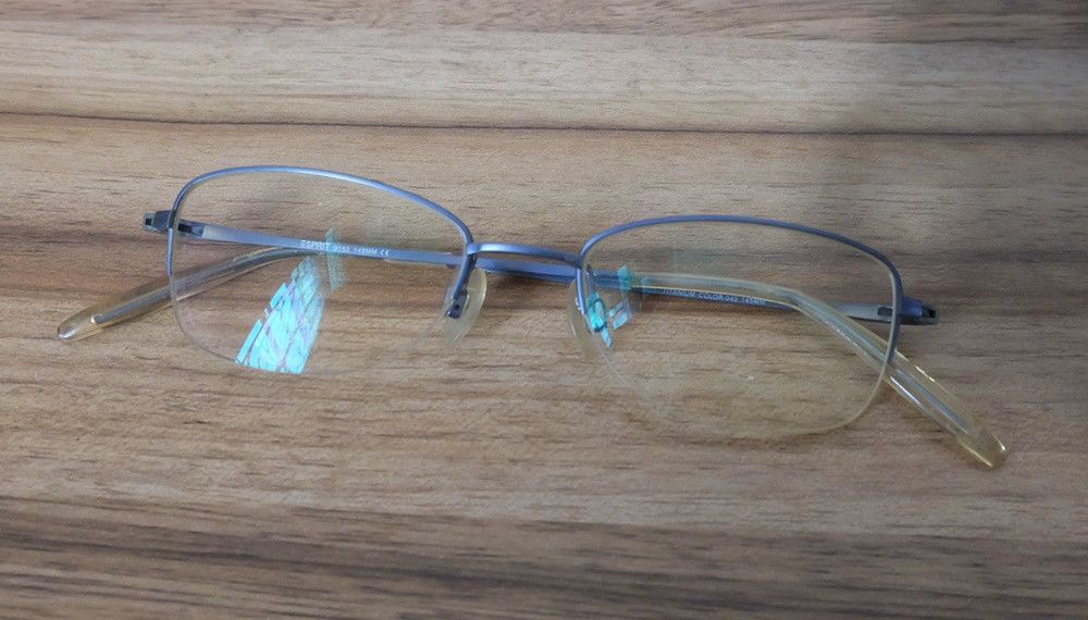Esprit Esprit Petite Titanium Half-Rim Glasses Size ONE SIZE - 1 Thumbnail