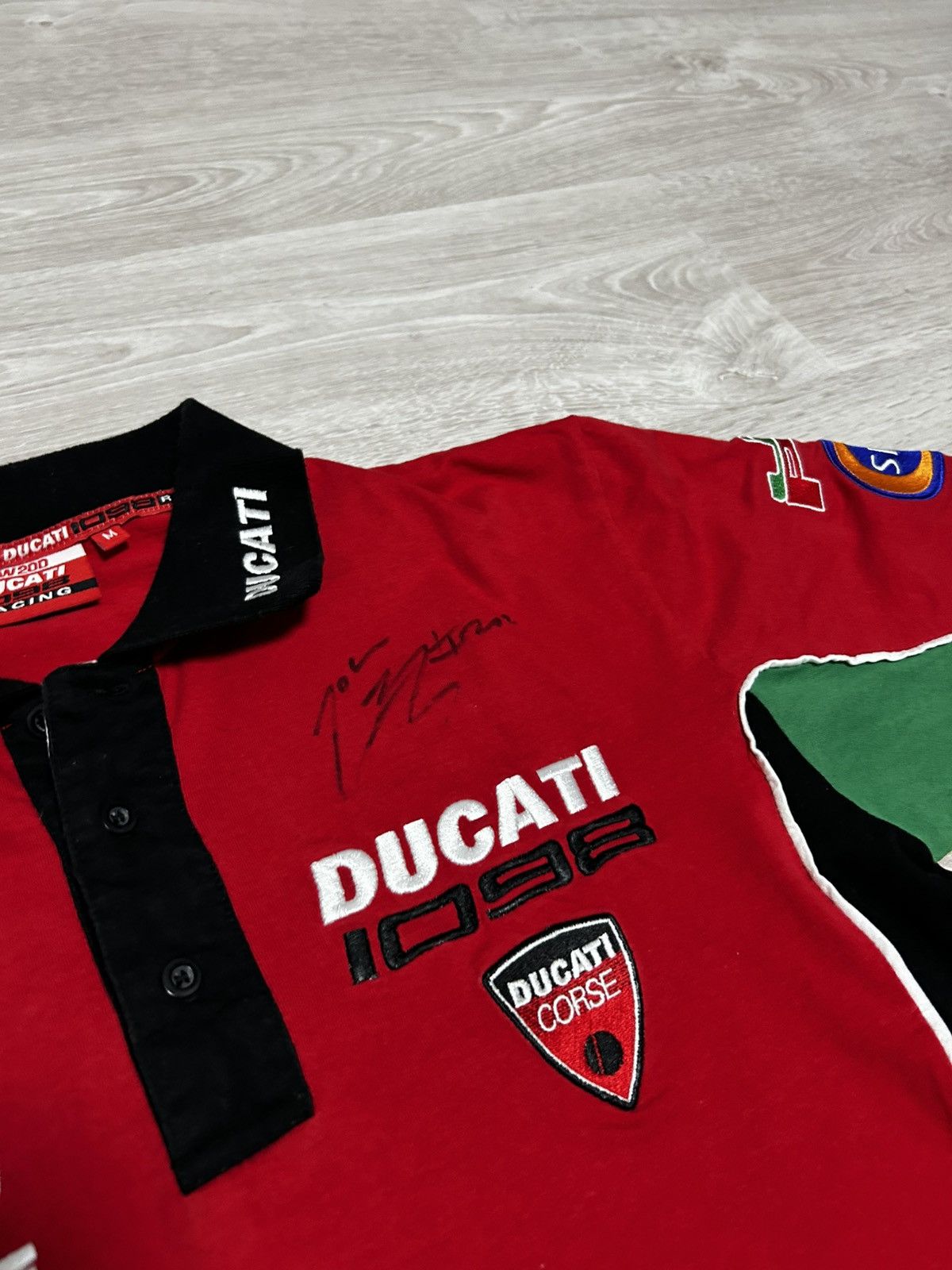 Ducati Vintage Ducati Racing Polo Tshirt 1098 Glinth Enterprises Size US M / EU 48-50 / 2 - 3 Thumbnail