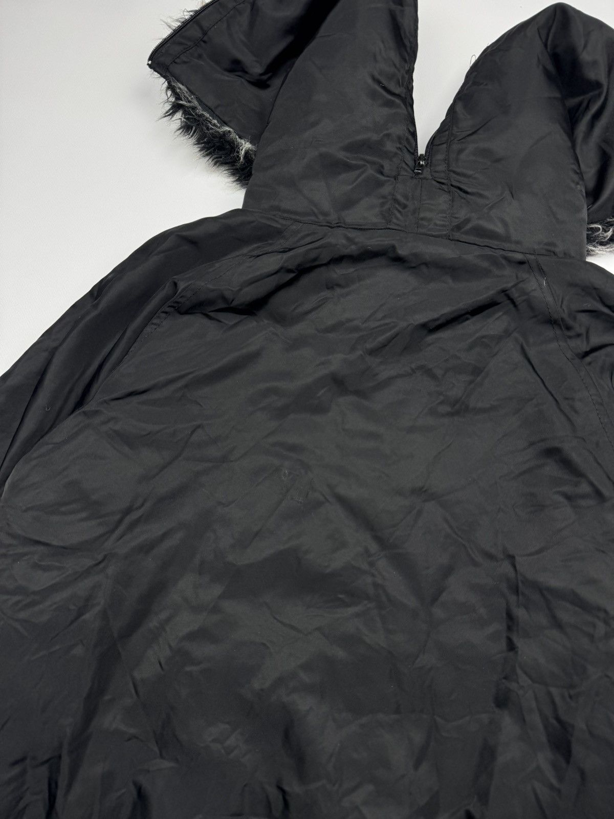 If Six Was Nine Vintage Diesel Style Faux Fur Aviator Bomber Jacket Size US M / EU 48-50 / 2 - 12 Thumbnail