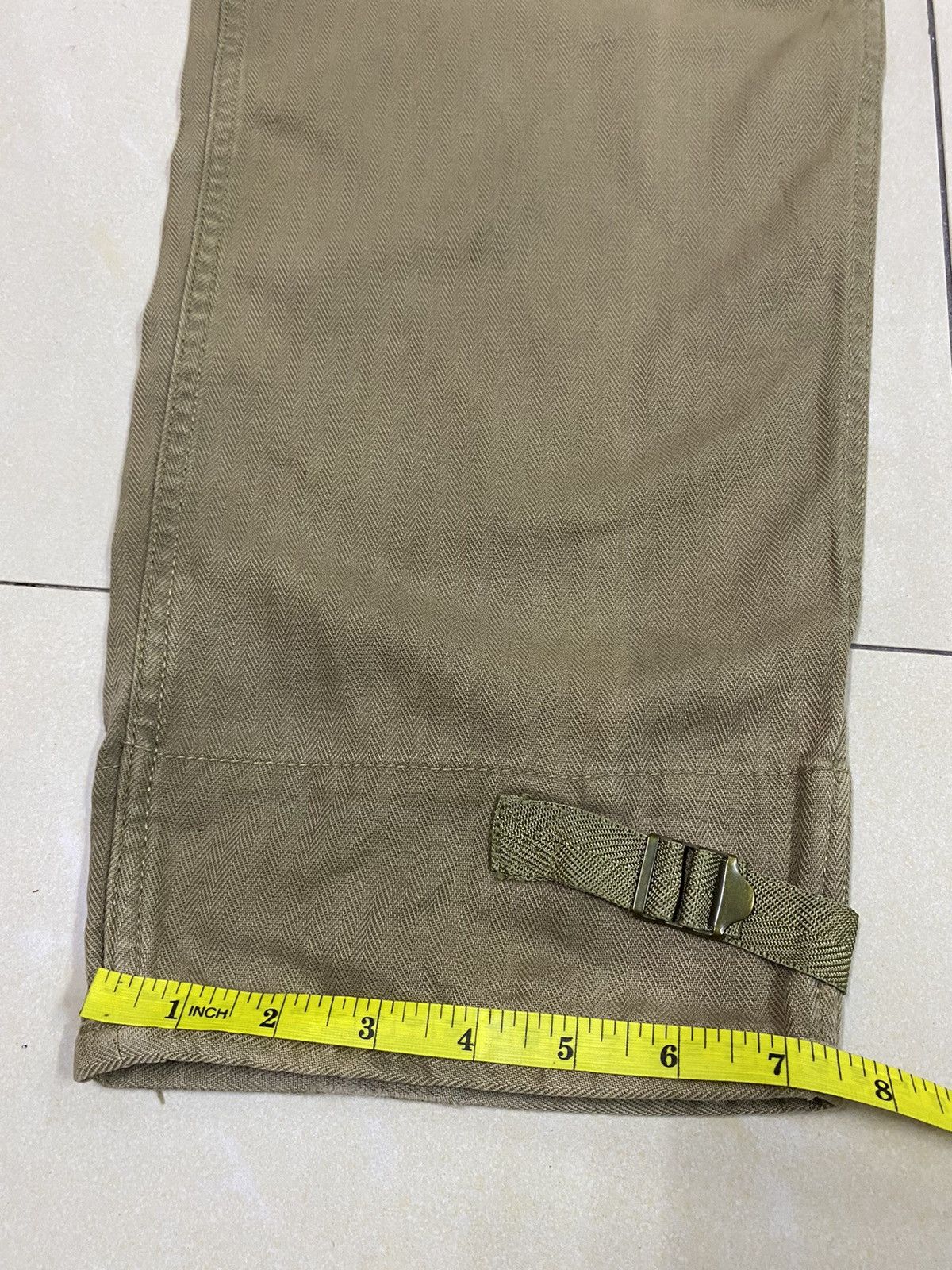 Japanese Brand Orslow Inspired HBT Wide Leg Pants Faded Size US 32 / EU 48 - 17 Thumbnail