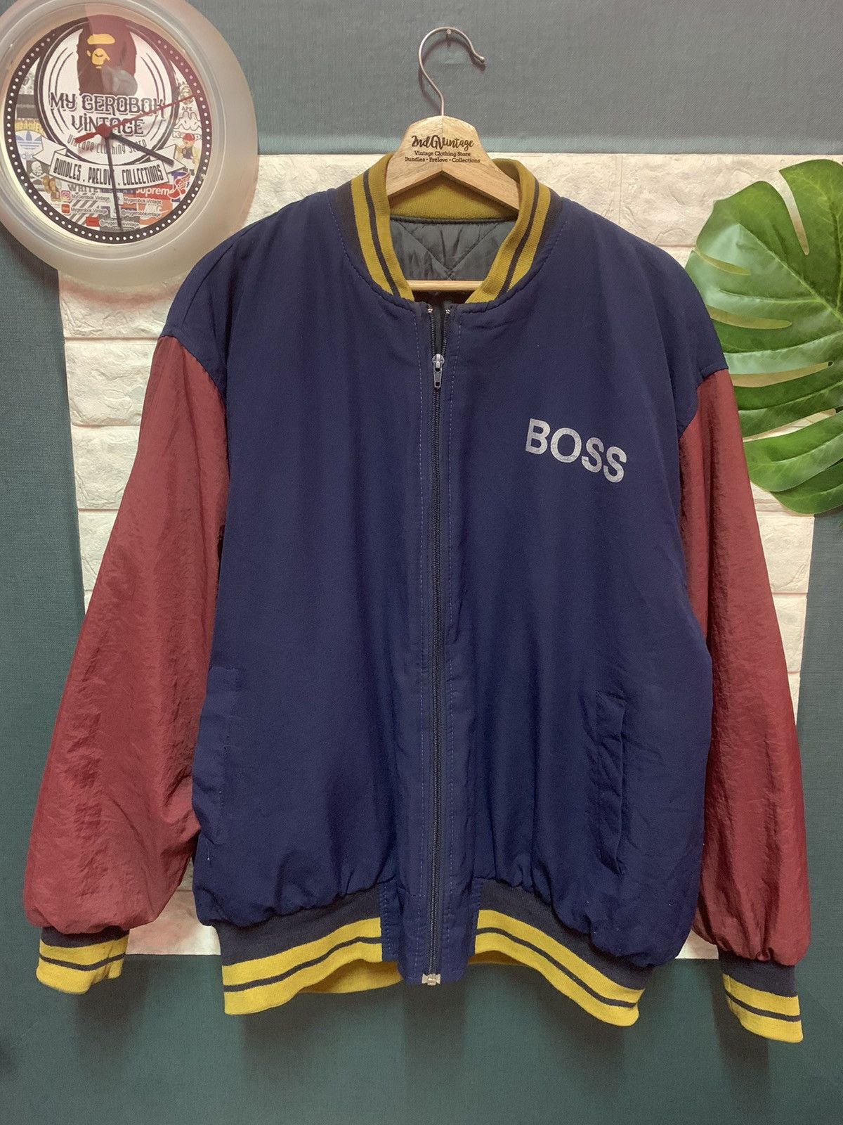 Japanese Brand × Vintage RARE!! Bomber Jacket SUNTORY CODDEE BOSS Size US L / EU 52-54 / 3 - 2 Thumbnail