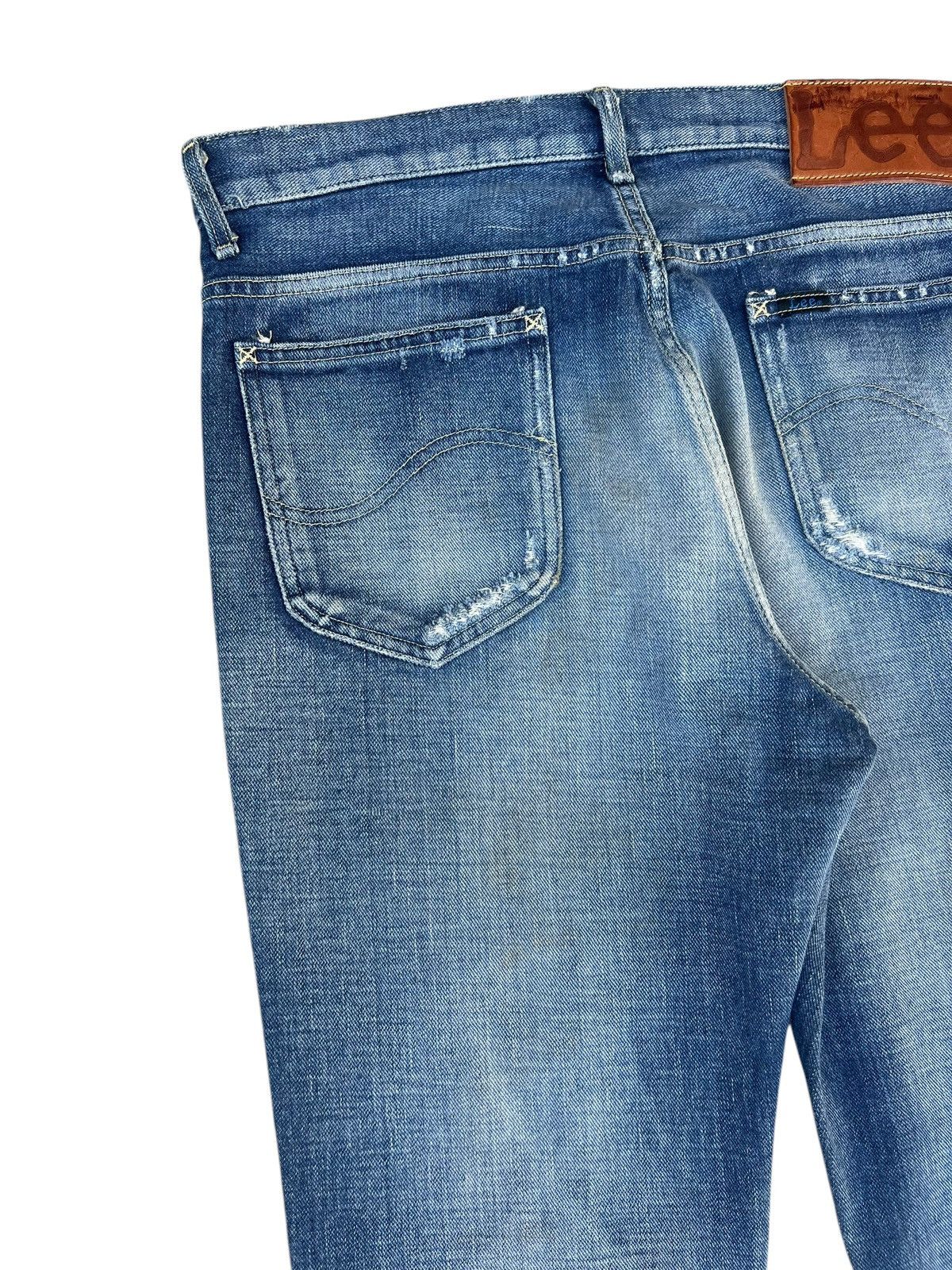 Lee Distressed Mud Denim Lee Riders Limited Edition Flare Jeans Size US 31 - 15 Thumbnail