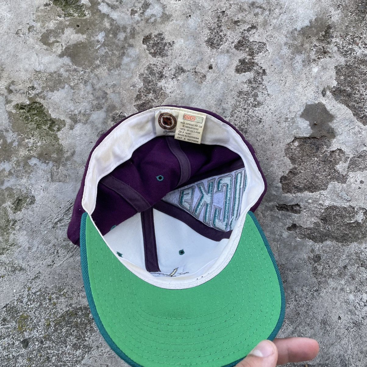 Ccm Rare💥CCM American Needle Mighty Ducks of Anaheim NHL Cap Size ONE SIZE - 4 Thumbnail