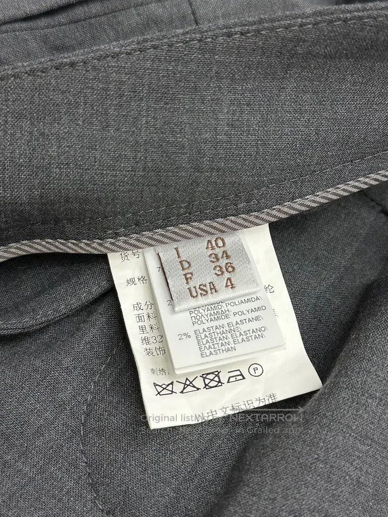 Brunello Cucinelli Brunello Cucinelli Dark Gray Side Beaded Suit Pants Size 26" / US 2 / IT 38 - 6 Thumbnail