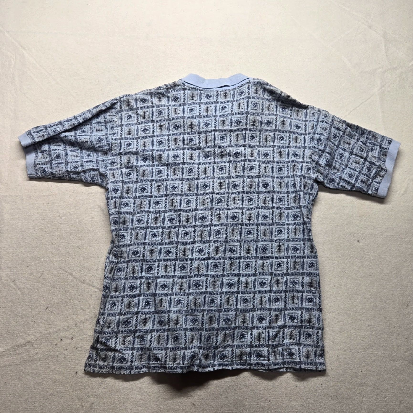 Vintage VINTAGE OP Polo Shirt Men Adult L Blue Tropical Hawaiian Short Sleeve Shirt Op Polo L Blue Tropical Hawaiian 90s Aloha Mens Size US L / EU 52-54 / 3 - 6 Thumbnail