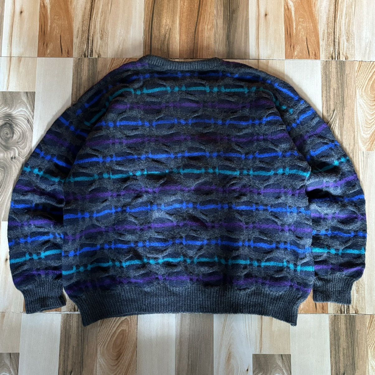 Coogi Crazy Vintage Coogi 3D knit Illusional Sweater Size US M / EU 48-50 / 2 - 6 Thumbnail