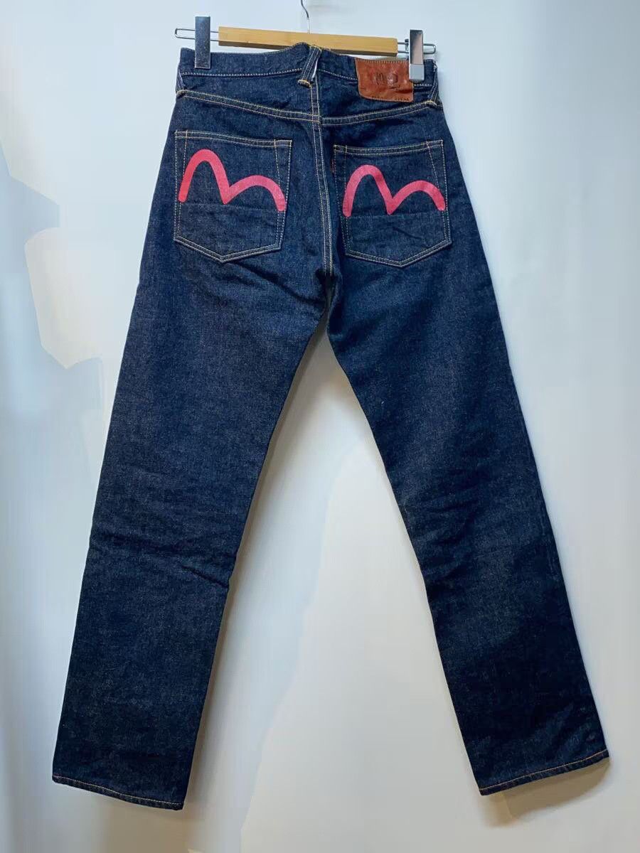 Evisu Evisu Cotton Indigo Straight Jeans Size US 27 - 2 Thumbnail