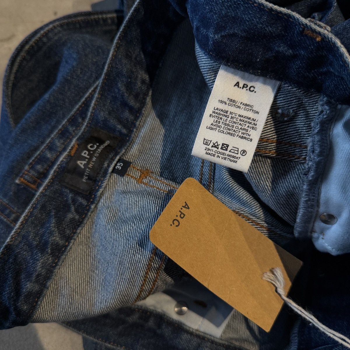 A.P.C. A.P.C Indigo New Standard Jeans Size US 35 - 11 Thumbnail