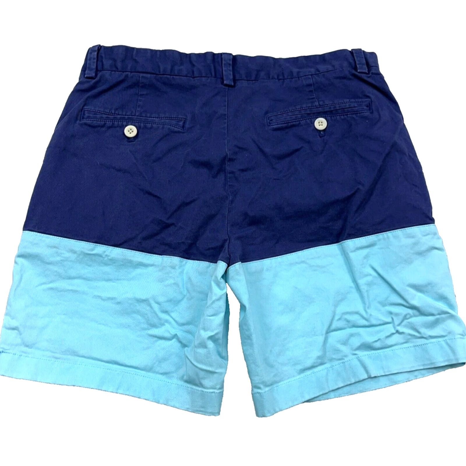 Vineyard Vines Vineyard Vines Chino Shorts Men 30 Blue Twill Golf Colorblock Whale Shep & Ian Size US 30 / EU 46 - 2 Thumbnail