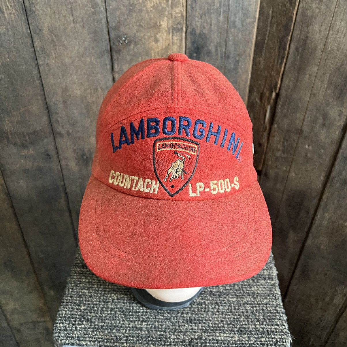 Lamborghini × Vintage Vintage Lamborghini Countach LP500S Wool hat Size ONE SIZE - 2 Thumbnail