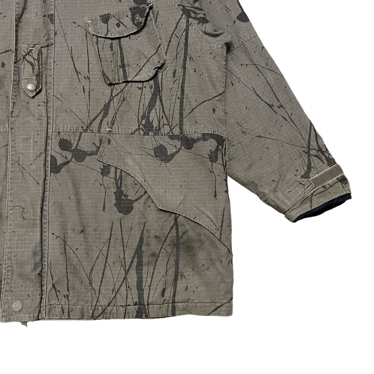 Ringspun Vintage Ringspun Painted Style Hooded Jacket Size US L / EU 52-54 / 3 - 4 Thumbnail