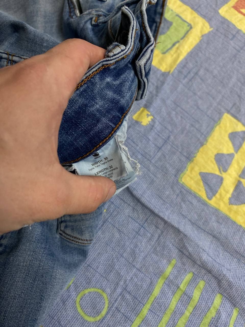G-Star Vintage G Star Raw Denim Jeans Y2K Size US 30 / EU 46 - 16 Thumbnail