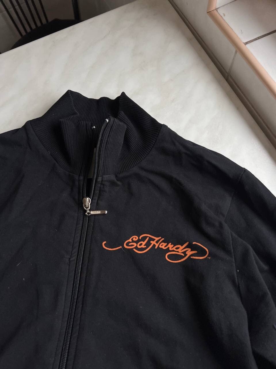 Ed Hardy Ed Hardy vintage zip-up hoodie y2k avant garde tattoo skull Size S / US 4 / IT 40 - 6 Thumbnail
