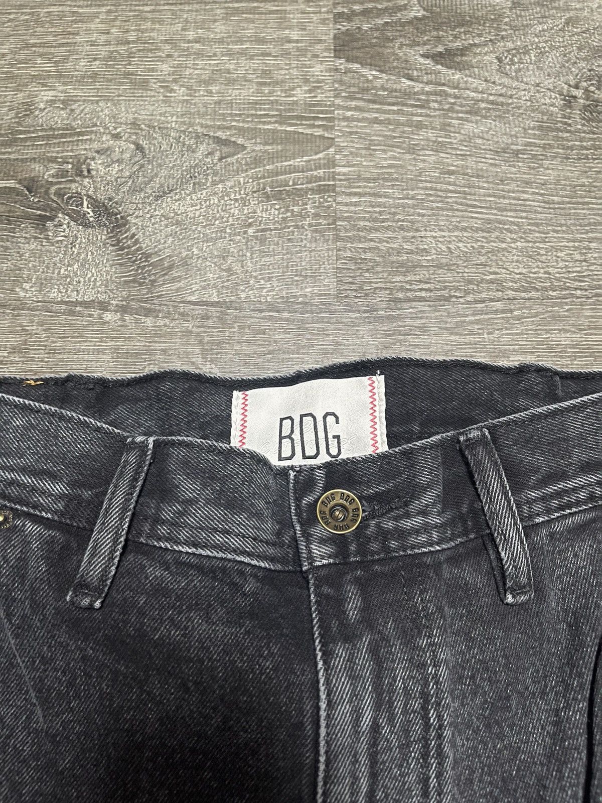 Carhartt × Vintage × basketcase gallery BDG Carhartt Style Jeans Black Carpenter Double Knees Size US 37 - 3 Thumbnail