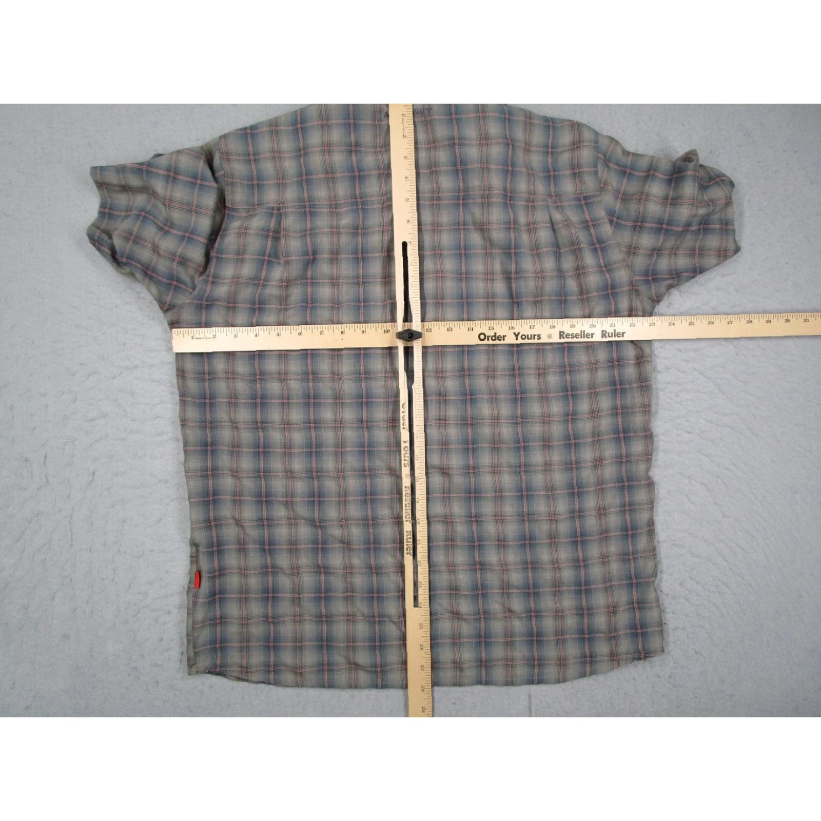 Mammut Mammut Shirt Mens Large Gray Plaid Short Sleeve Button Up Outdoor Hiking Casual Size US L / EU 52-54 / 3 - 6 Thumbnail