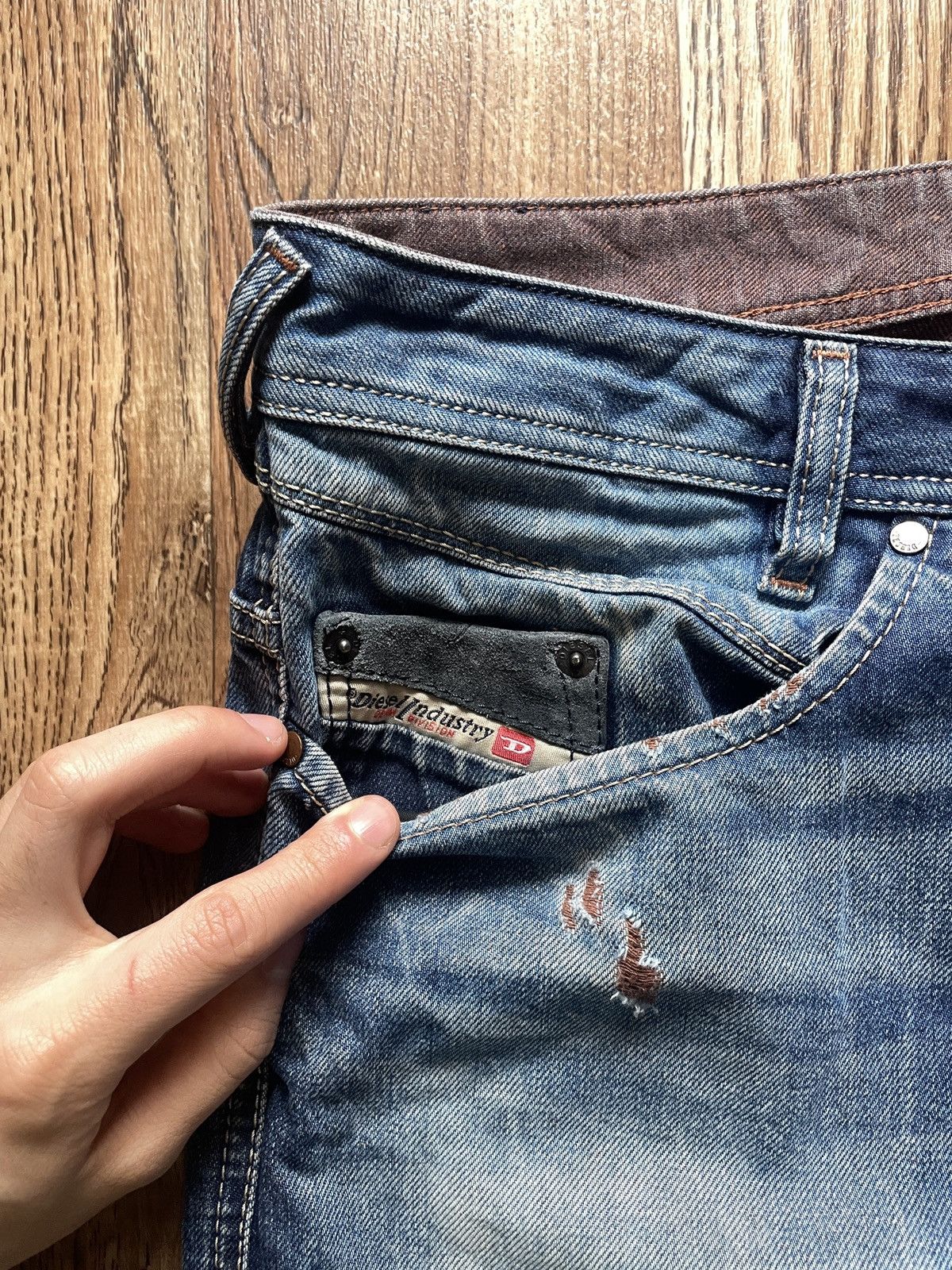Diesel Diesel Iakop Garment Regular Slim Tapered Wash Jeans Pants Size US 32 / EU 48 - 4 Thumbnail