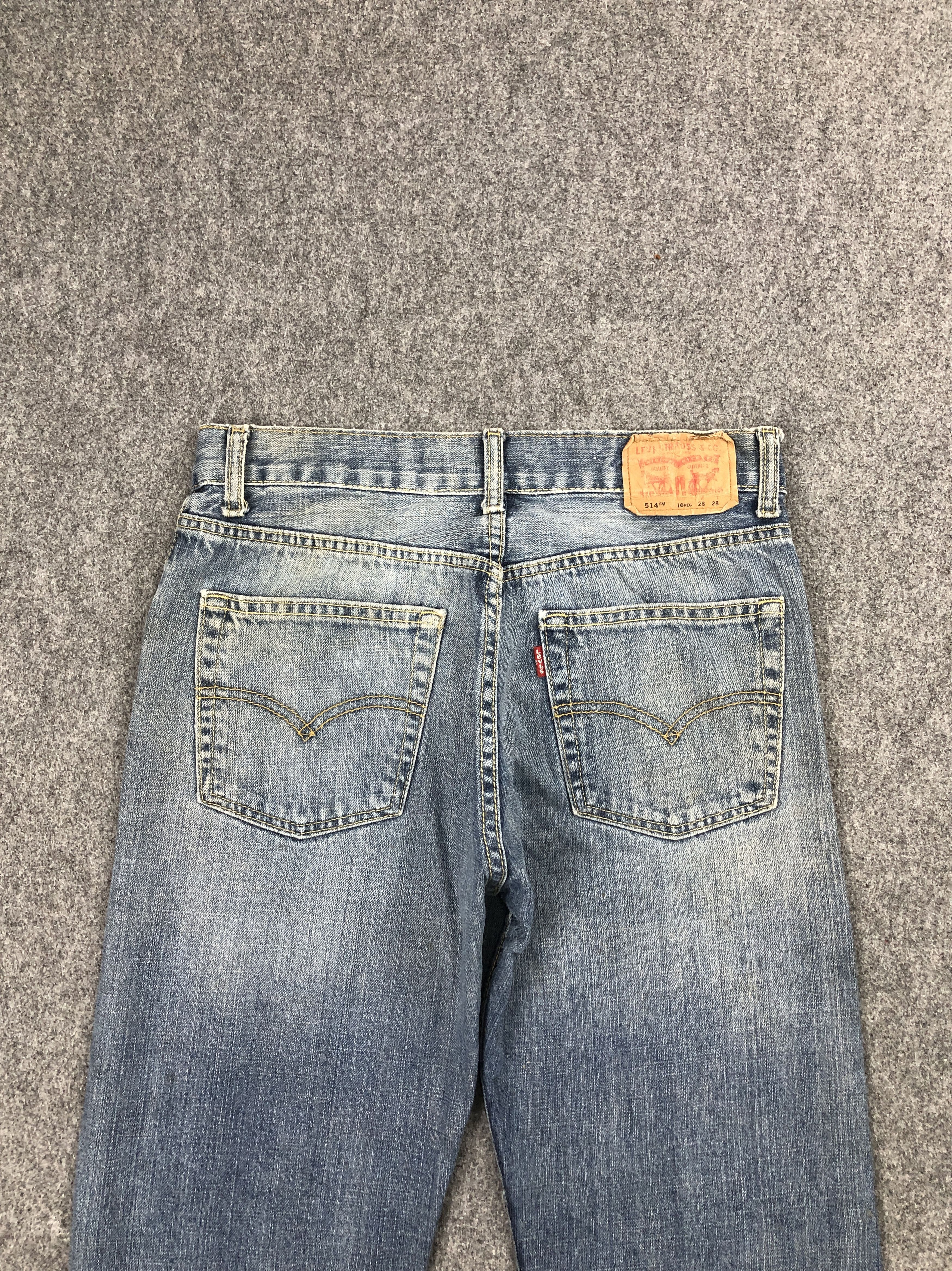Levi's Vintage Levis 514 Faded Blue Jeans DP2448 Size US 28 / EU 44 - 4 Thumbnail