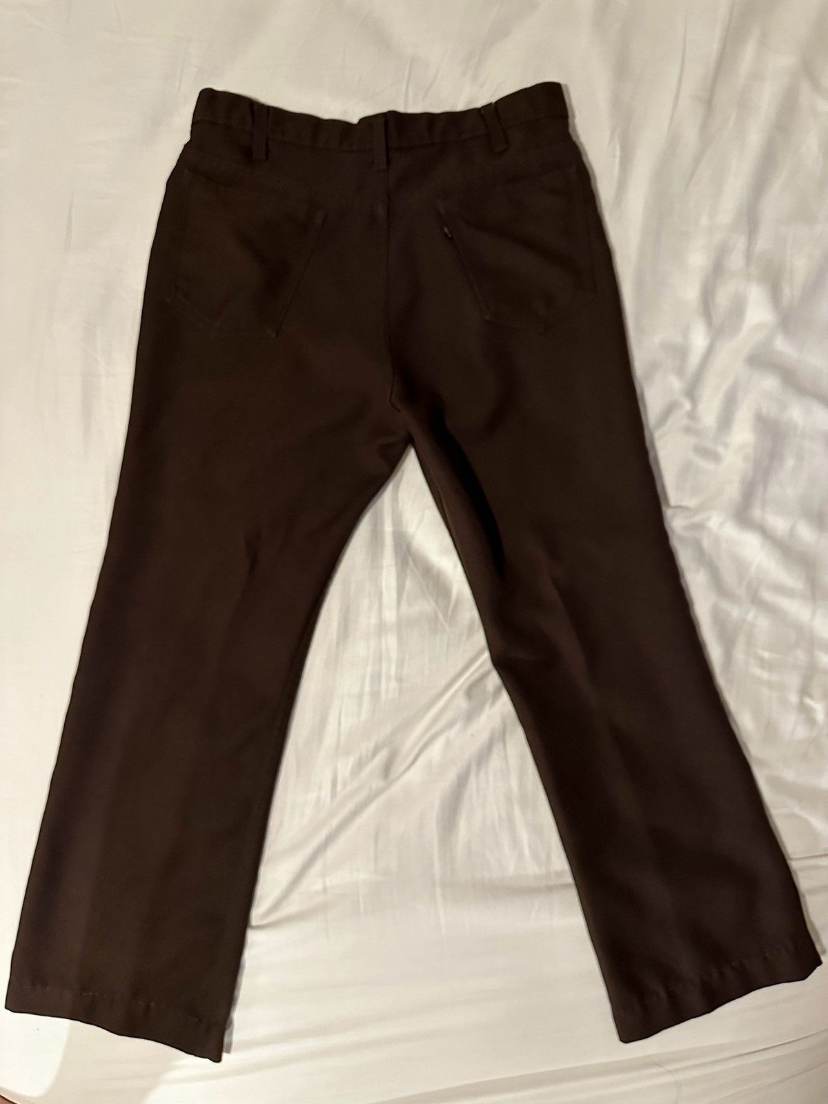 Levi's Vintage 90s Levi’s Black Tab Brown Sta-Prest Pants Size US 33 - 2 Thumbnail
