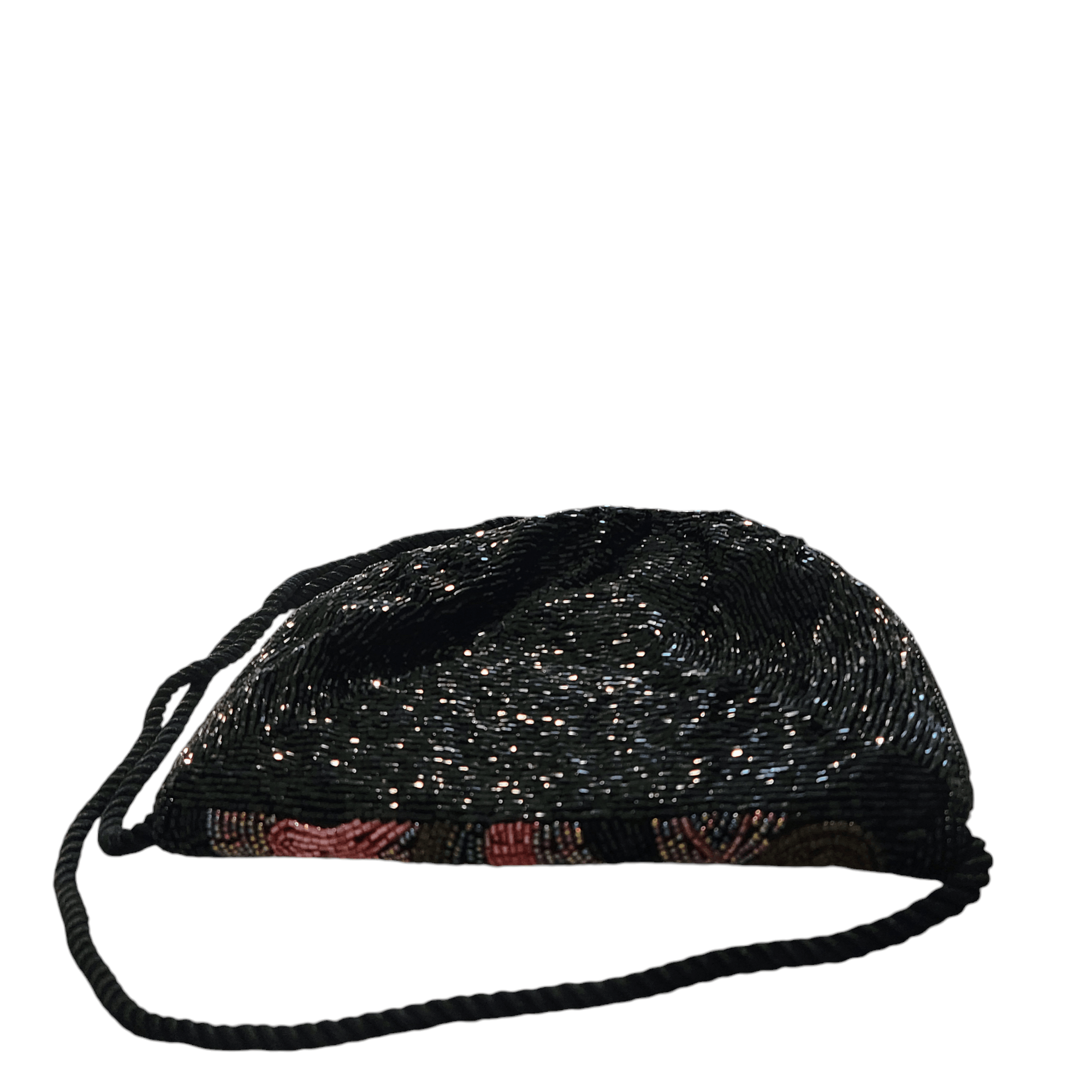 NBDN Nobrandedon Walborg Black & Color Bead Mini Small Special Occasion Bag Size ONE SIZE - 8 Thumbnail