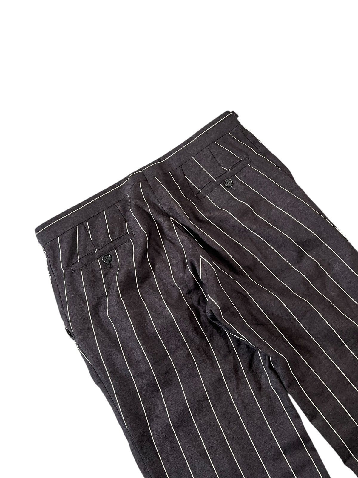 Costume National Costume National Homme Adjustable Waist Stripes Wool Pants Size US 34 / EU 50 - 6 Thumbnail